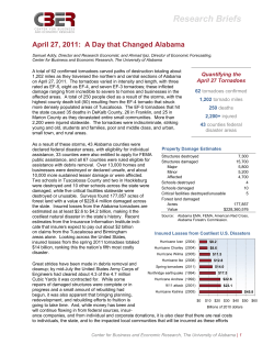 April 27, 2011: A Day that Changed Alabama