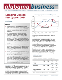 First Quarter 2014 (pdf)