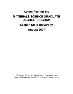 Action Plan August 2007