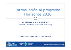 Horizon 2020: Programa Marc de Recerca i Innovaci