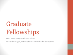 Graduate Fellowship Facts