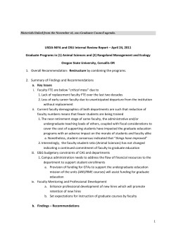 Animal Sciences and Rangeland Management and Ecology