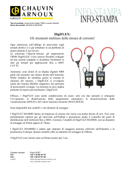 Download - Comunicati Stampa - DigiFLEX MA400D & MA4000D