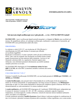 Download - Comunicati Stampa - HANDSCOPE
