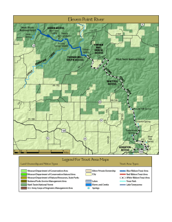 Eleven Point River Map