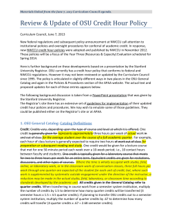 Draft Proposal