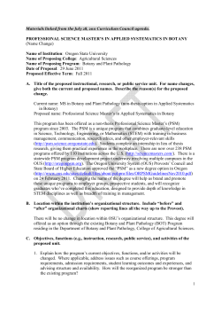PSM in Applied Systematics in Botany