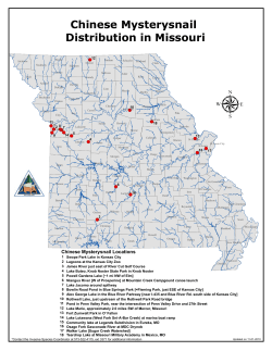 Chinese Mystery Snail Distribution Map