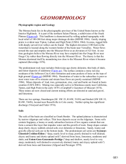Moreau River Geology and Geomorphology
