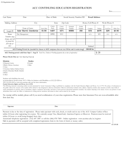 HPRX 3012 Registration Form
