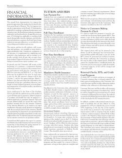 Financial Information