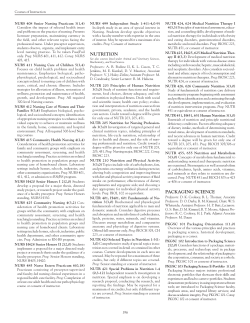 NURS 408 - EDSEC 446