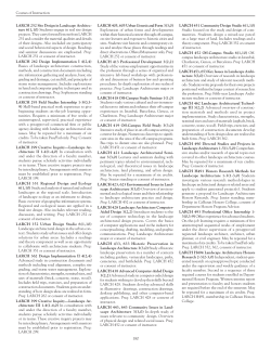 LARCH 252 - NURS 406