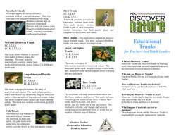 Discover Nature Educational Trunks