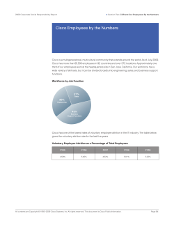 CSR and Our Employees - Employee Demographics