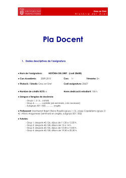 Pla Docent