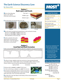 The Earth Science Discovery Cave