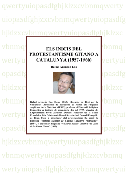 "Protestantisme gitano a Catalunya"