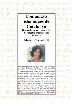 "Comunitats isl miques de Catalunya"