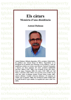 "Els c tars. Mem ria d'una dissid ncia"