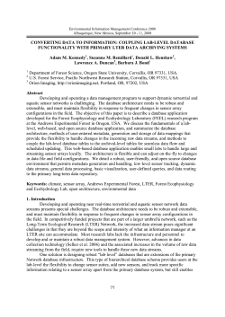 EIMC Proceedings - FEEL: Data to Information (2008)