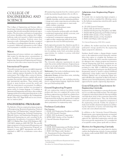 College of Engineering Science