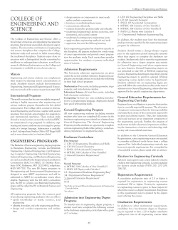 College of Engineering Science