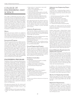 College of Engineering Science