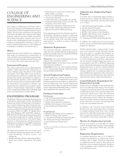 College of Engineering Science