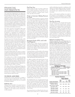 Financial Information