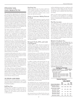 Financial Information