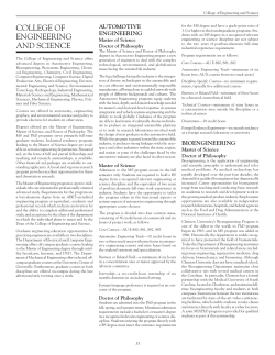 College of Engineering Science