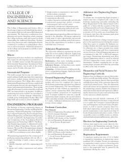 College of Engineering Science