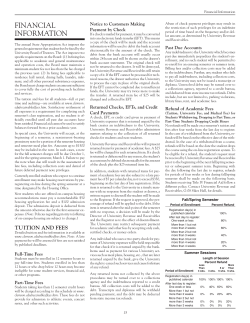 Financial Information