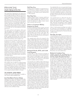 Financial Information