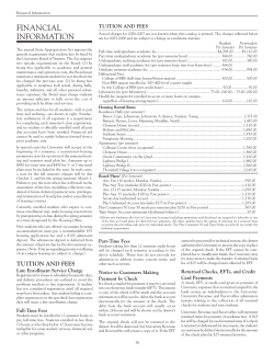 Financial Information