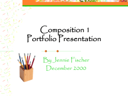 Composition 1 Portfolio Presentation.ppt