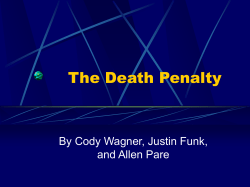 The Death Penalty.ppt