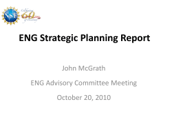 ENG Strategic Planning Report - John McGrath