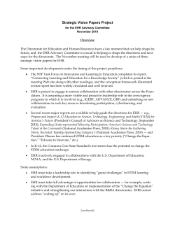 Strategic Vision Work Groups