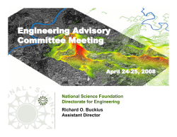 ENG Directorate Update - R. Buckius