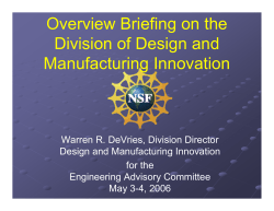 Overview of DMI - W. Devries