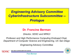 Cyberinfrastructure Presentation