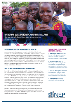NEP Malawi Brochure