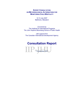 Mortality Monitoring Report
