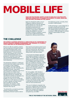 Ngee Ann Polytechnic Enables Students to Learn, Work and Play Anytime