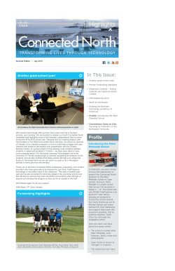Connected North Newsletter: Summer Edition