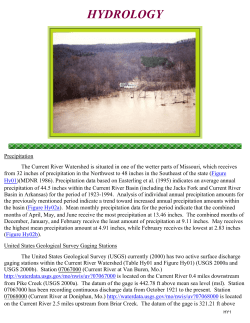 Current River Hydrology