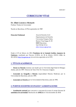 Curriculum vitae (cast)