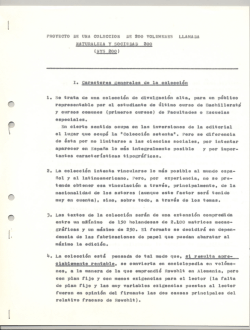 Proyecto de una colecci n de 200 vol menes llamada Naturaleza y sociedad 200